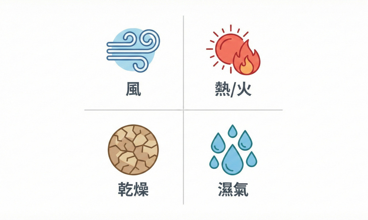 中醫濕疹常見四種體質分類:風濕型、濕熱型、血虛型與脾虛型症狀解析